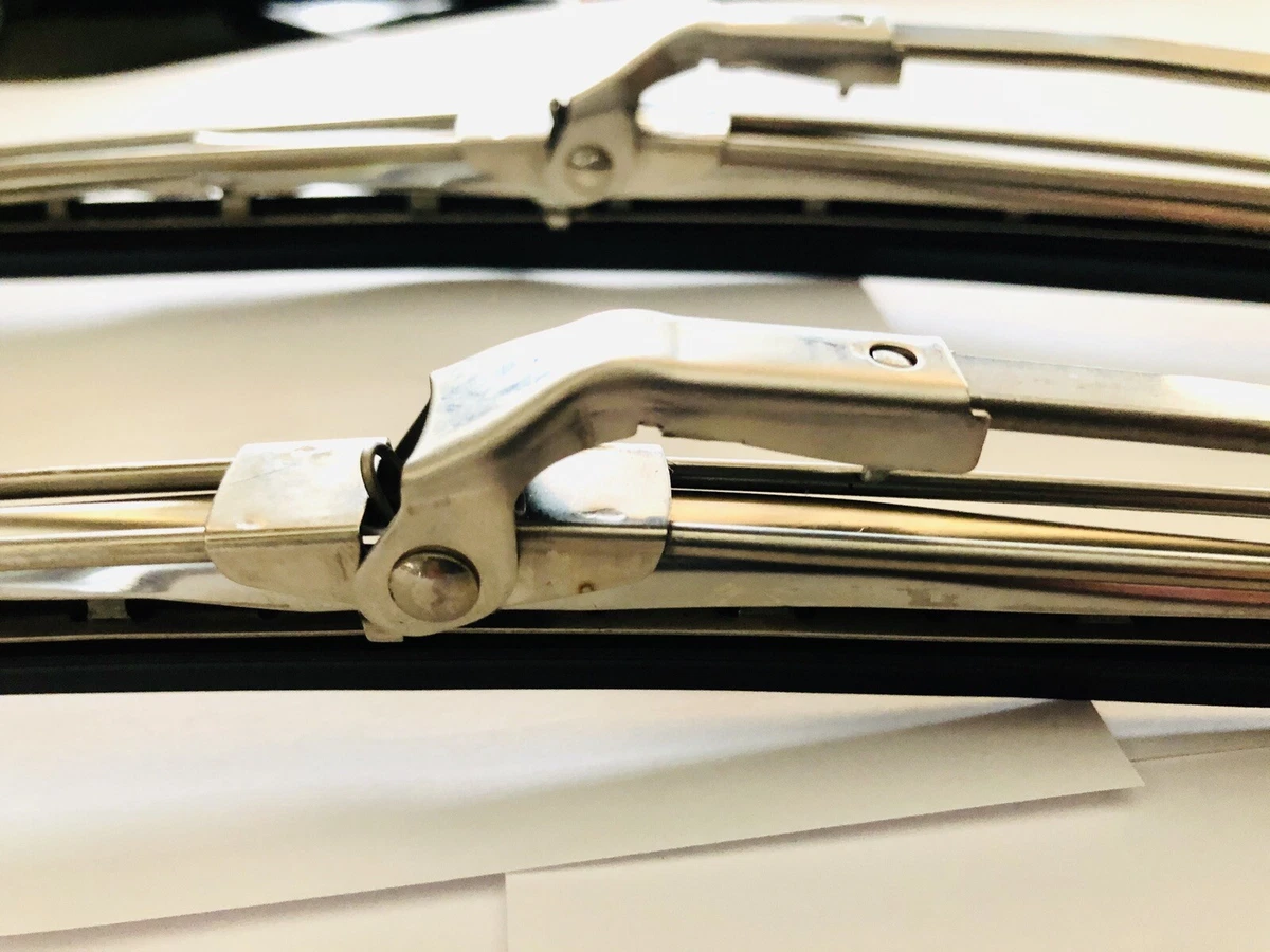 Trico style Speedblade Wiper Blades 14 Inch STAINLESS STEEL Pair