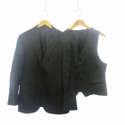 LES MUES Muir Tailored Jacket Blazer Business Formal Gray 175 cm 