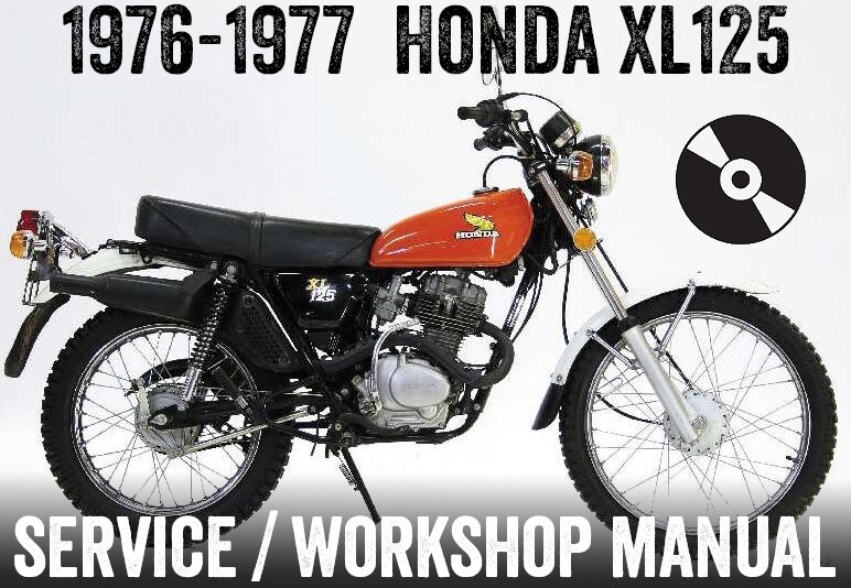 1976-1977 Honda XL125 XL 125 Trail Repair Workshop Service Manual