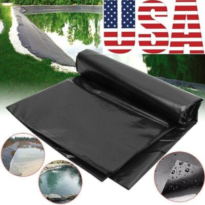 10*10FT Durable Flexible Fish Pond Liner Pools Underlaymen Membrane Garden PVC