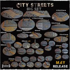 Stadtstraßen: Malerische Basen. Wargames, Ro...