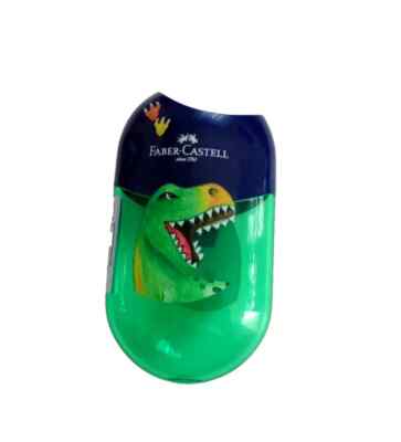 FABER CASTELL Doppelspitzdose DINO für Stiftformen Standard und Jumbo
