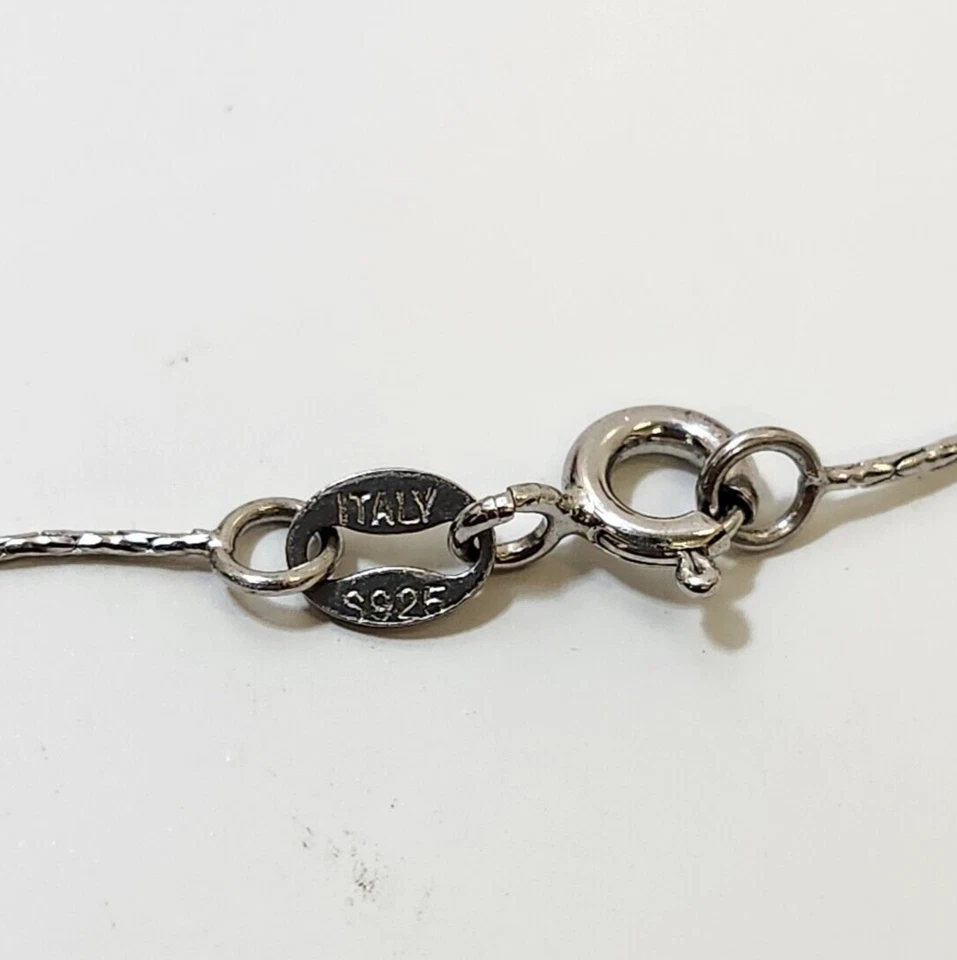 Collar Majorica de plata de ley 925 con piedras de colores colgante mariposa Foto 4 de 4