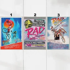 Rad Movie Posters - Home Decor - Vintage Wall Art