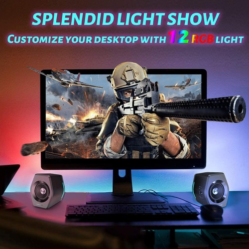 Edifier G2000 RGB Wireless Active Gaming/PC/Macbook Bluetooth USB Speakers - 第 5/5 張圖片