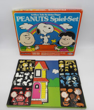 Vintage GroBere Teile Fur kleine Finger Peanuts Spiel-Set Colorforms Open Unused