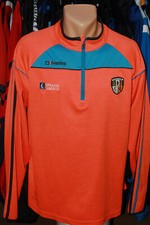 Aontroim Antrim Gaa O'Neills 1/4 Zip Longsleeve Sweatshirt Orange Eire Ireland