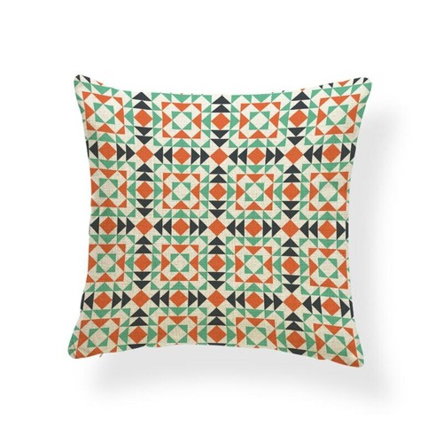 Tribal Patterns Aztec Cushion Cover Geometry Ikat Arrow Pillow Case Vintage - Picture 26 of 36
