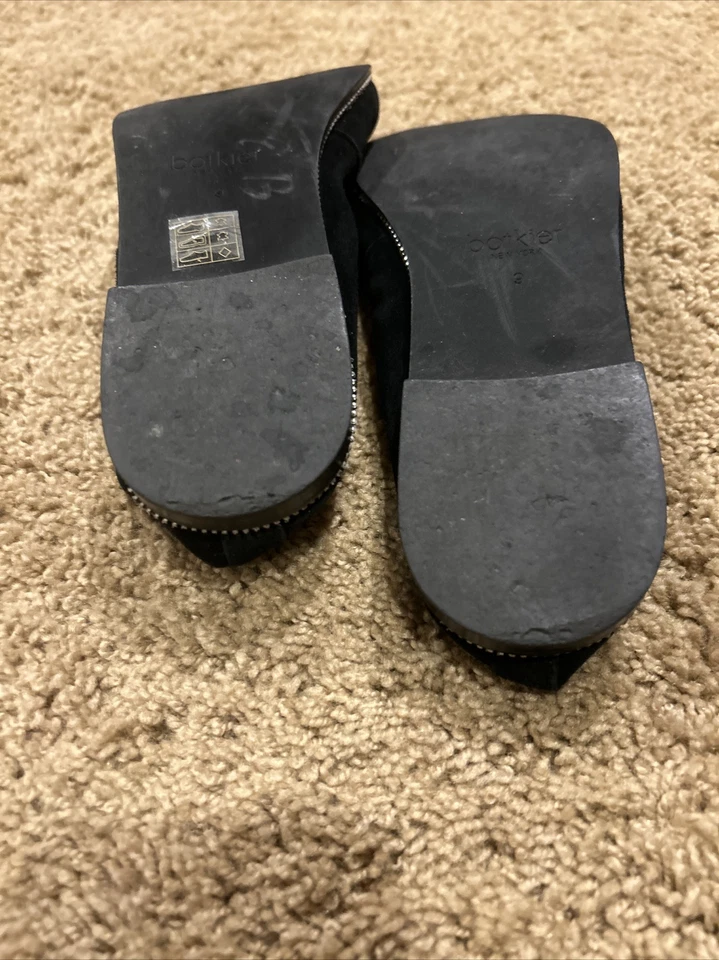 Botkier New York "Mason" Mujer Negro Gamuza Sin Cordones Ballet Pisos, Talla 9 M Foto 4 de 4