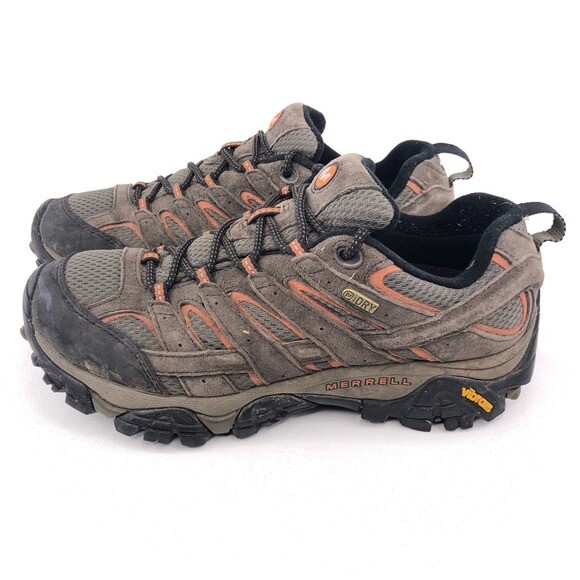 Merrell Moab 2 Waterproof Men\'s Hiking Shoes Size 7 Brown Low Trail Boots J06027 Moab 2 Waterproof Shoes - MJ Footwear main image 4