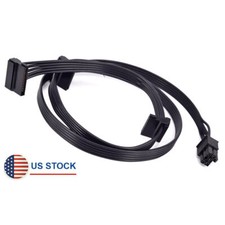 PCIe 6pin to 3 SATA Power Supply Cable For Corsair HX1200i HX1000i HX850i HX750i