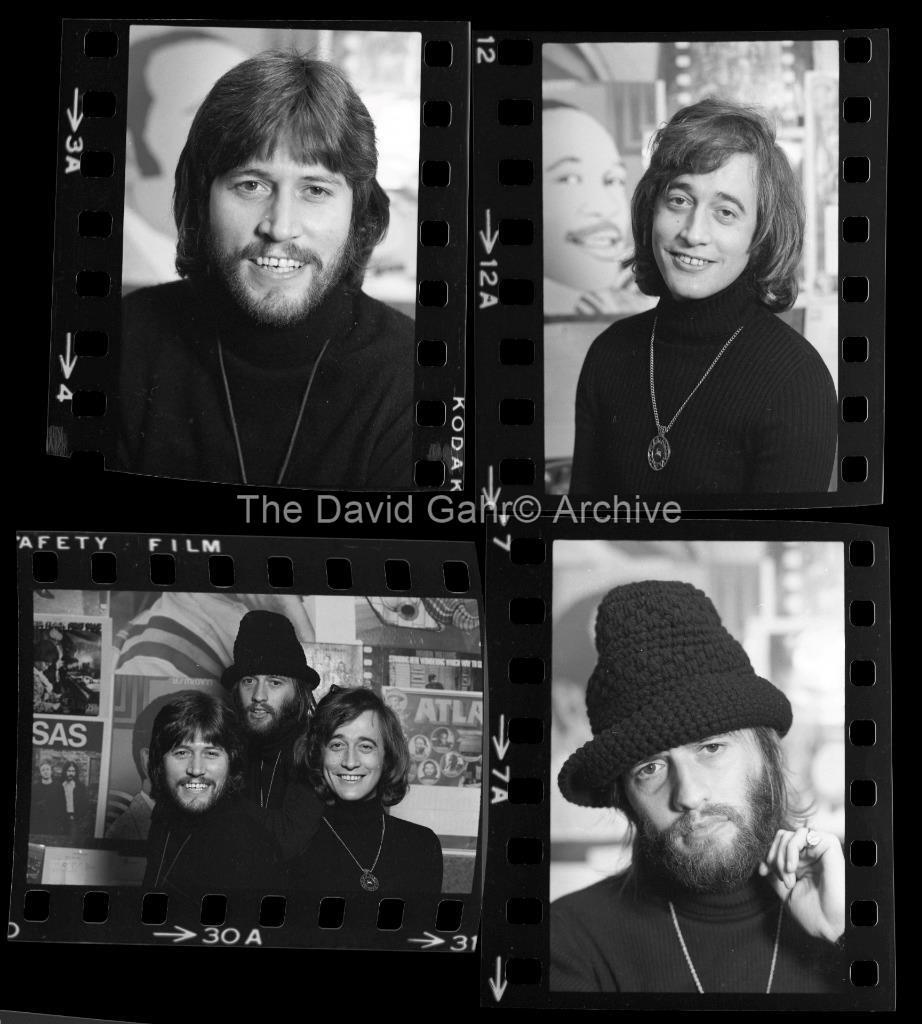 '74 Bee Gees Atlantic Records NYC Pop Soul Disco Gahr 35mm 4 Negative Lot A75