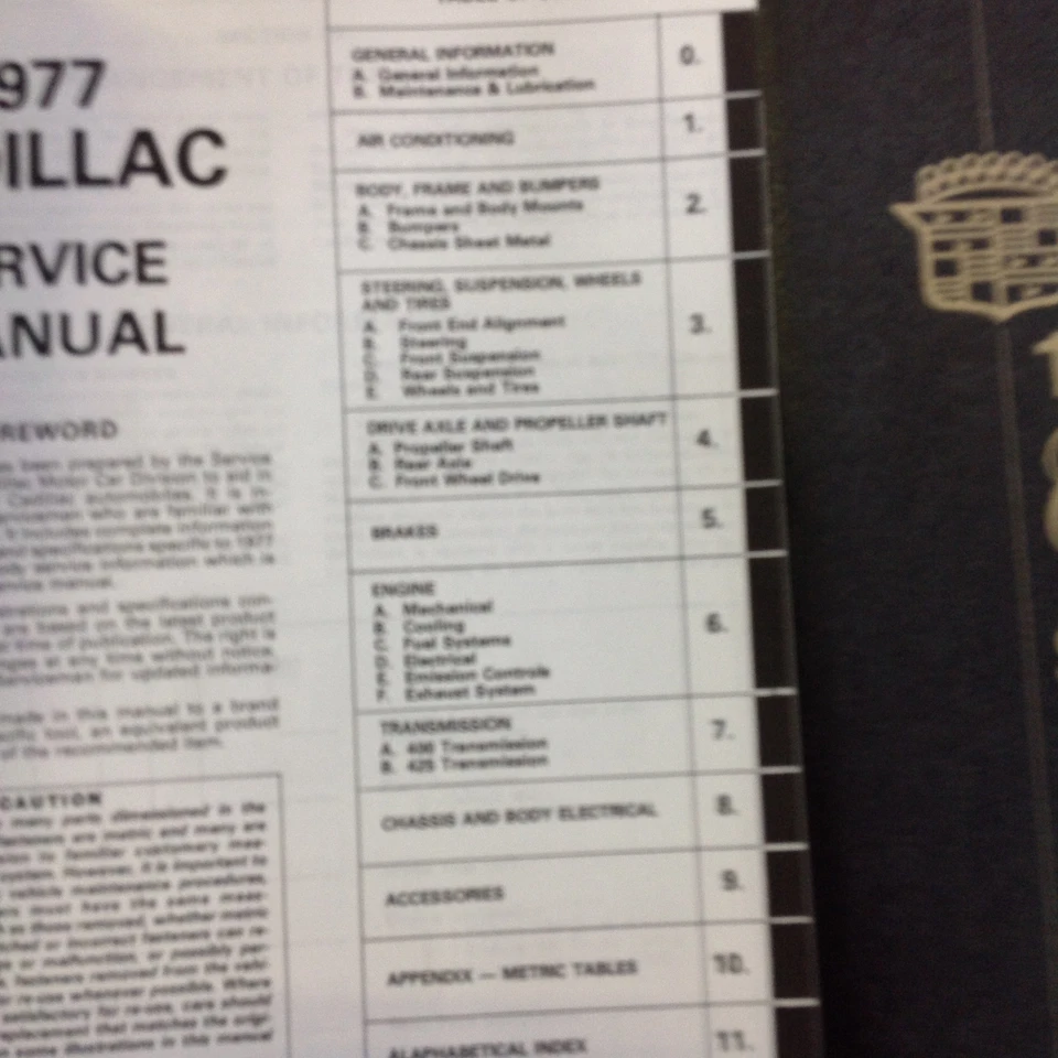 1977 CADILLAC ELDORADOFLEETWOOD DEVILLE SEVILLE Магазин Сервис Ремонт Ручной Набор - Изображение 4 из 4