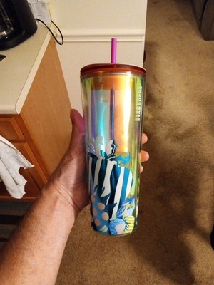 Starbucks Canna Lilly Butterfly Tumbler 24oz