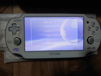 PlayStation Vita Crystal White PCH-1000 1100 3G/Wifi model Console