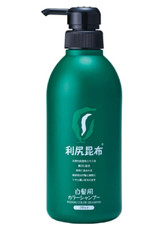 Rishiri Color Shampoo Black 500ml for gray hair From Japan New