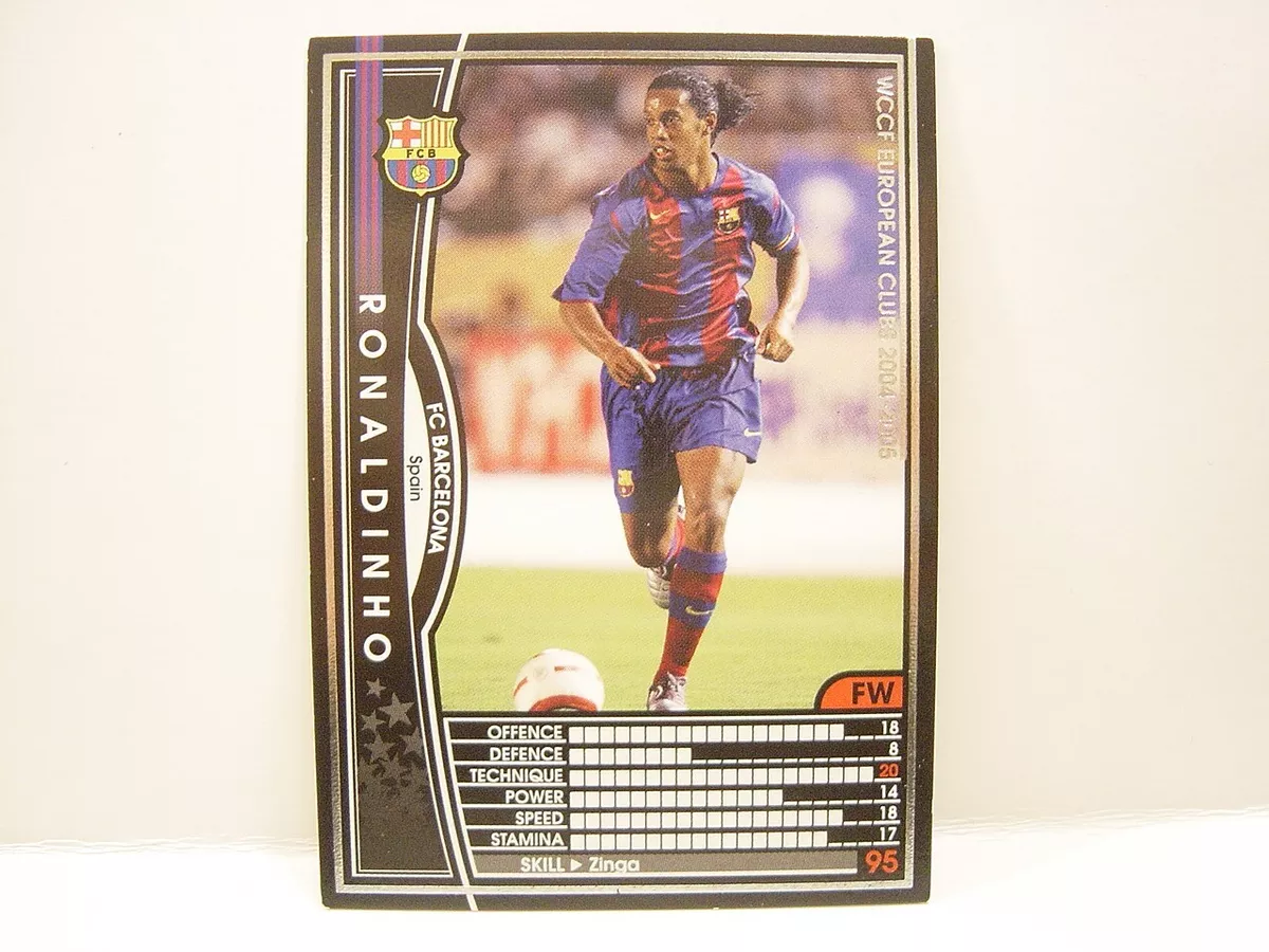 Panini WCCF 2004-05 Ronaldinho Gaúcho 1980 Brazil　No.10 FC Barcelona Spain  #192