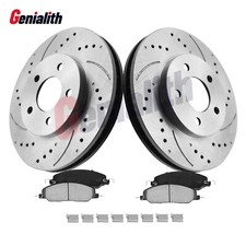 Front Rotors Brake Pads For 2005 2006 2007 2008 2009 2010 Ford Mustang V6