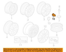 Honda Oem 95-22 Accord Crosstour Wheels Wheels-wheel Nut 90381sv7a01