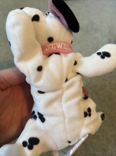 101 Dalmatians "Jewel" Disney Store Plush Bean Bag Figure 8" Beanie