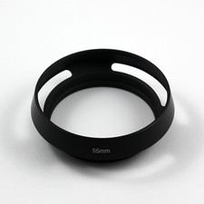 55mm Universal Metal Lens Hood Screw-In for Canon/Nikon/Olympus Lenses