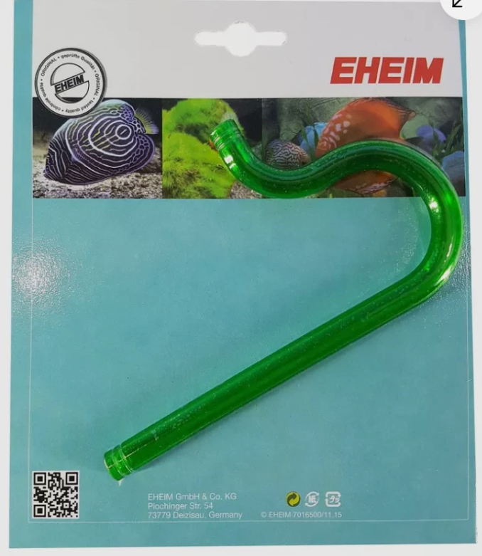 Eheim Outlet Pipe for 9/12mm Aquarium Hose Shepherds Crook 4003710 #EC