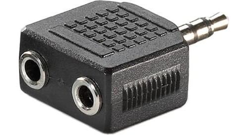 Roline Adattatore Jack Audio 2 x Jack 3.5 Femmina + Jack 3.5 maschio 11.99.4440