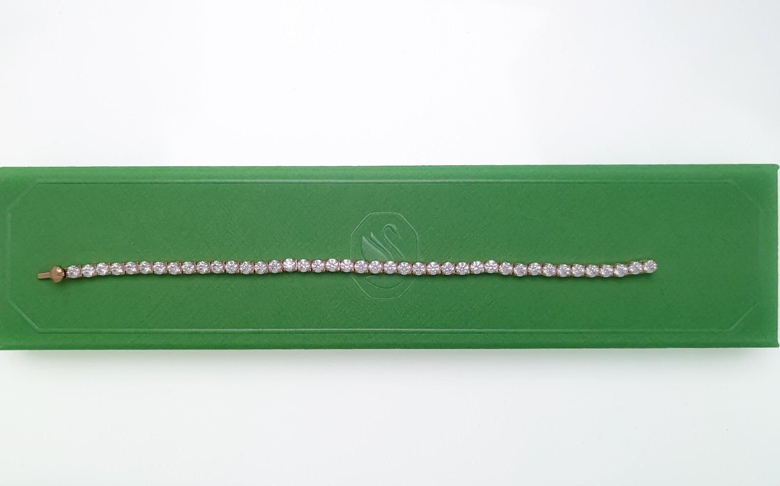 New in Gift Box SWAROVSKI 5657659 Rose Gold Sparkle Matrix Tennis ...