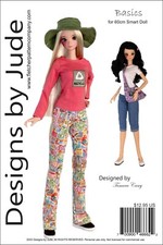 Basics Doll Clothes Sewing Pattern for 60cm Smart Doll