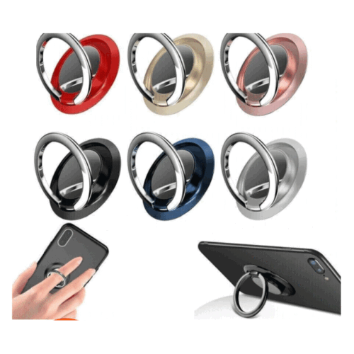 Finger Ring Holder Stand Grip 360° Rotating For Cell Phone Car Magnetic Mount - Picture 1 of 7