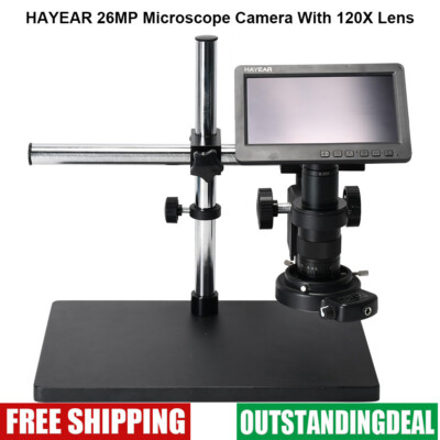 HAYEAR 26MP 1080P 60FPS HD Electronic Microscope Video Camera Kit os67