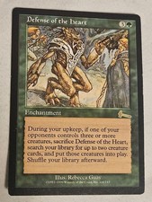 Magic: The Gathering Defense of the Heart Urza's Legacy Rare Green Enchantment …