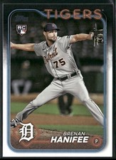 2024 Topps #369 Brenan Hanifee Rookie A669 Detroit Tigers