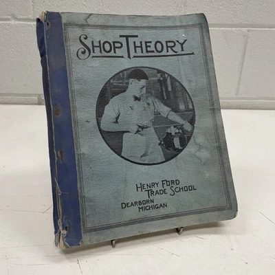 ORIGINAL VINTAGE Shop Theory Henry Ford Trade School Michigan 1941 Car Book Tool - image 1 of 4