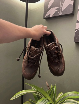 #ad Cabela’s Bone Dry Hiking Boots Men’s Size 8 Brown Leather Gorpcore Shoes $20.00