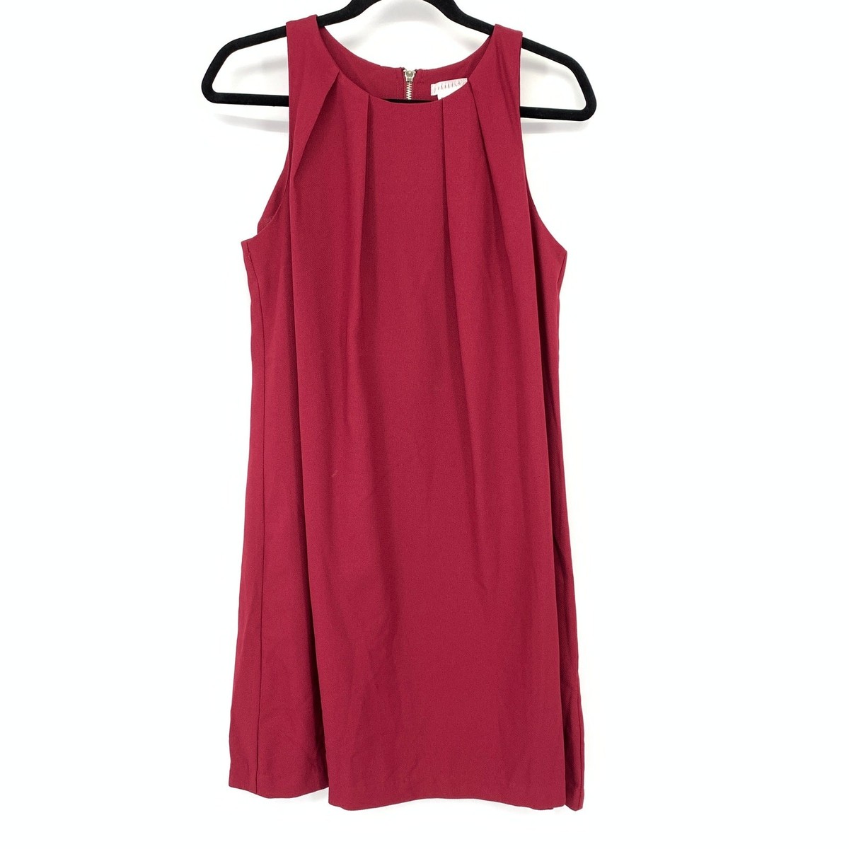 Urban Outfitters Cooperative Shift Dress Womens Size M Red Sleeveless  Pleated