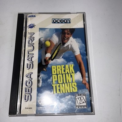 Break Point Tennis Sega Saturn CIB No Reg Card