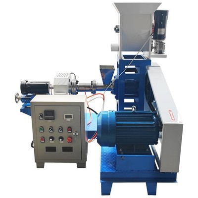 Floating Fish Feed Extruder 220V 3Phase 5 Molds Pet Cat Dog Aqua Feed Granulator