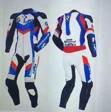 Real Cowhide Leather Motorcycle Biker Suit Motorbike Racing Protective Suit