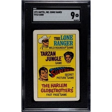 1971 Mattel Inc Title Card Lone Ranger Superman Scooby Doo Archie  SGC 9