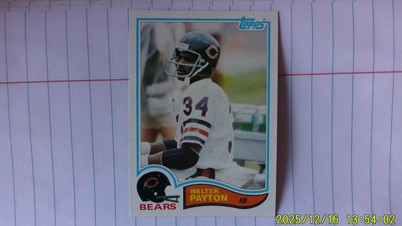 1982 Topps - Walter Payton #302