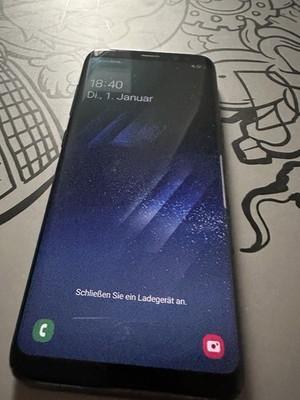 Samsung Galaxy S8 S8 Smartphone 64GB Schwarz Android 5,8 Zoll
