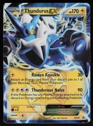 Thundurus EX BW81 Black Star Promo
