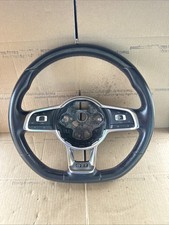 15-21 Vw Gti Steering Wheel Black Leather 5gm419091k