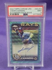 2024 Topps JUNIOR CAMINERO AUTOGRAPHS #ACJCA AUTOGRAPH-AQUA WAVE #rd To 199