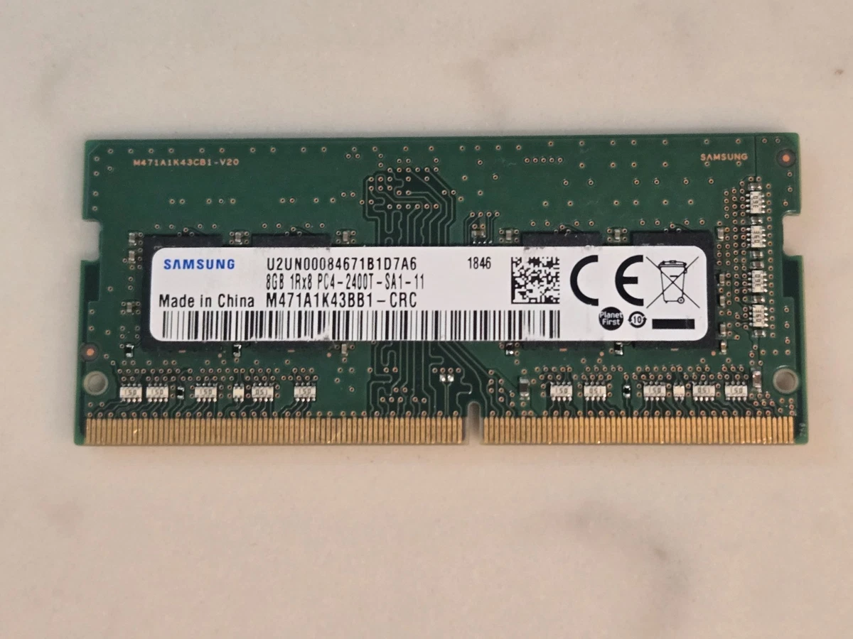 Samsung PC4-19200 (DDR4-2400) Bus Speed Computer RAM 8 GB Total