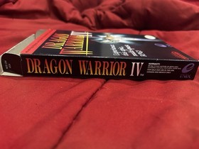 Dragon Warrior IV 4 (Nintendo Entertainment System NES) Complete CIB Manual Map