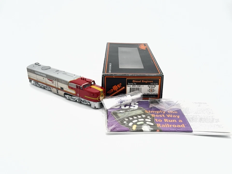 MTH - HO - SF - EMD ALCO PA A-Unit #62 - Proto Sound 3 - Train 80-2081-1 - Image 2 of 4