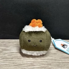 AUTHENTIC❗️Jellycat sassy sushi hosomaki- NWT Retired- SHIPS SAME DAY!