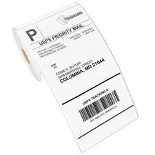 – 4" x 8" Direct Thermal Labels - Compatible with Zebra & Rollo Desktop Print...